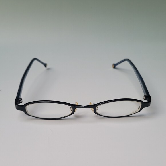 Spectacle Eyeworks SE-104 46-22 C190 Titanium Blue Eyewear frame N23 - Picture 10 of 11